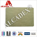 gold brushed aluminium plastic composite panel/acm/acp